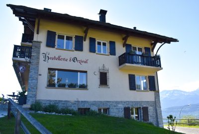 Hostellerie d’Orzival mit herrlichem Bergblick